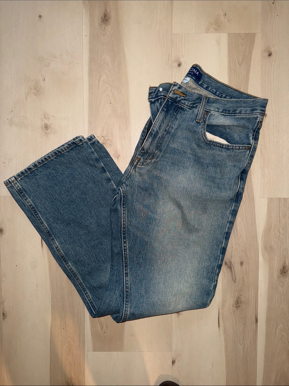 Arizona Jean Company Straight Leg Blue Men's Jeans
